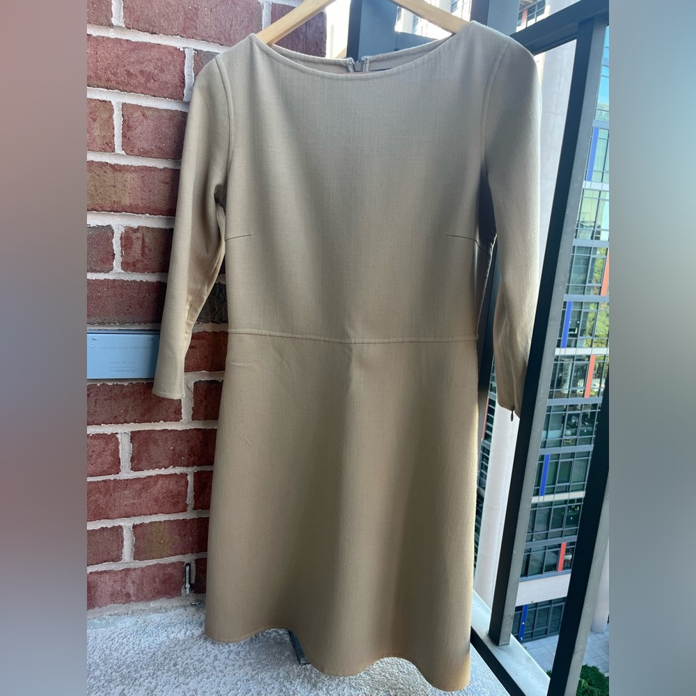 Theory, wool long sleeve dress, size 6, new without tag
